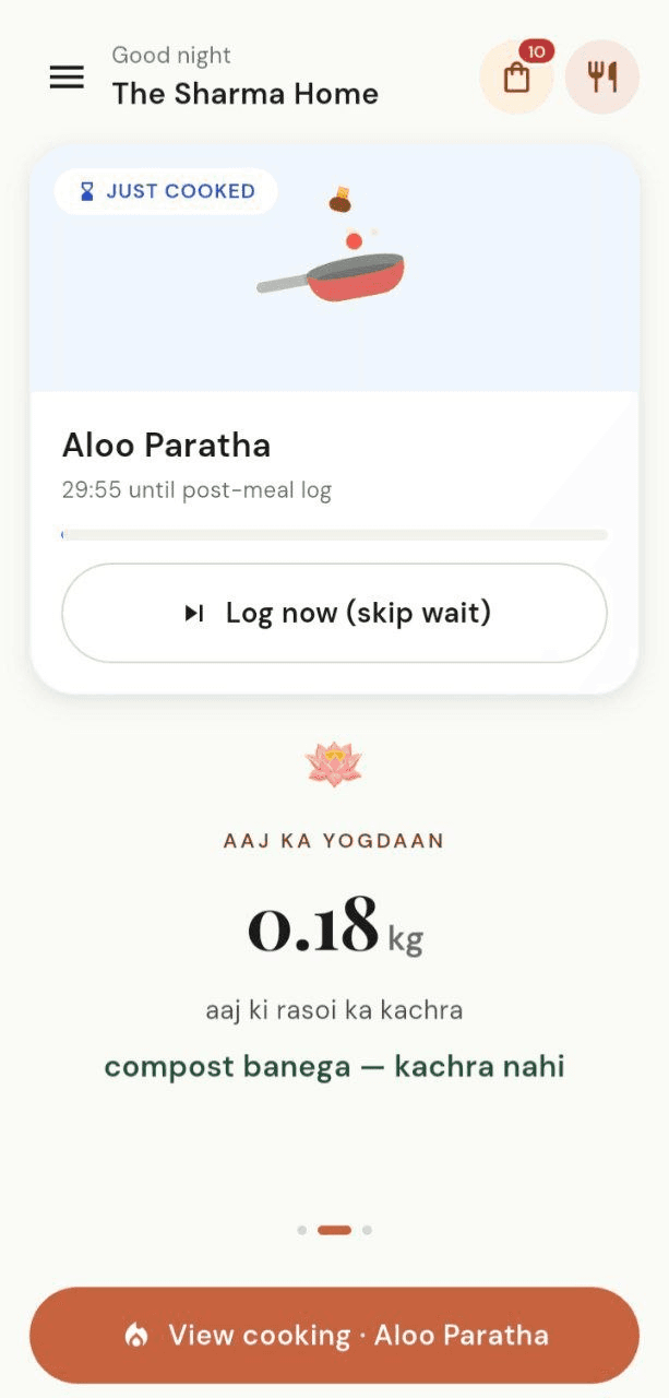 Rasoi AI — Cook & track