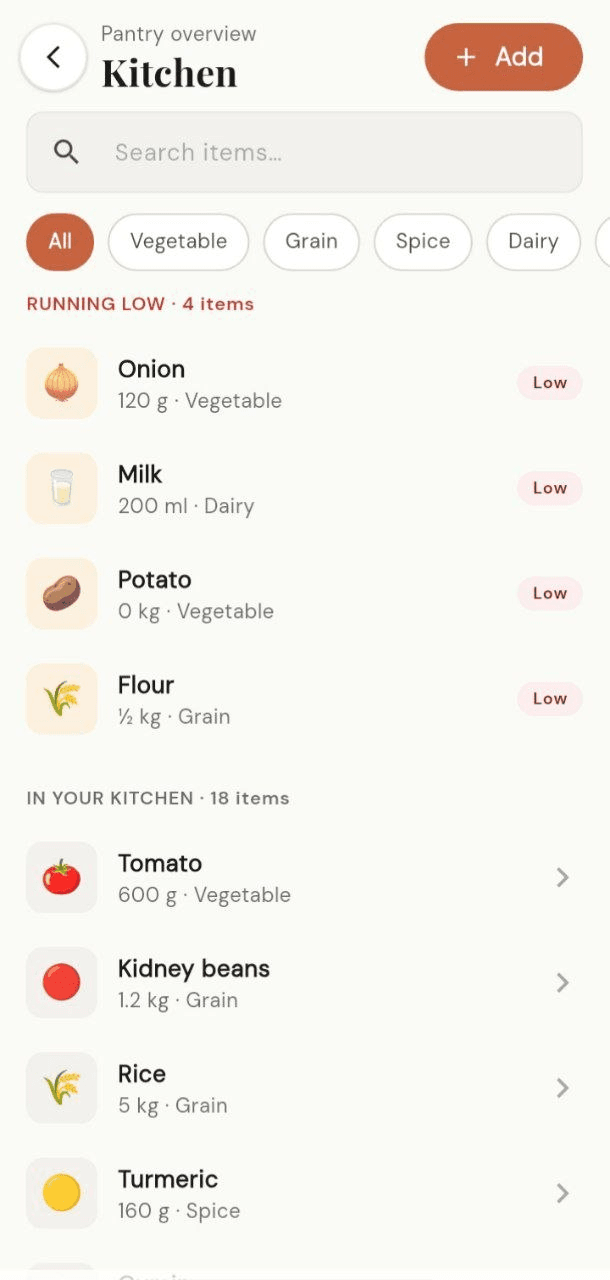 Rasoi AI — Your kitchen